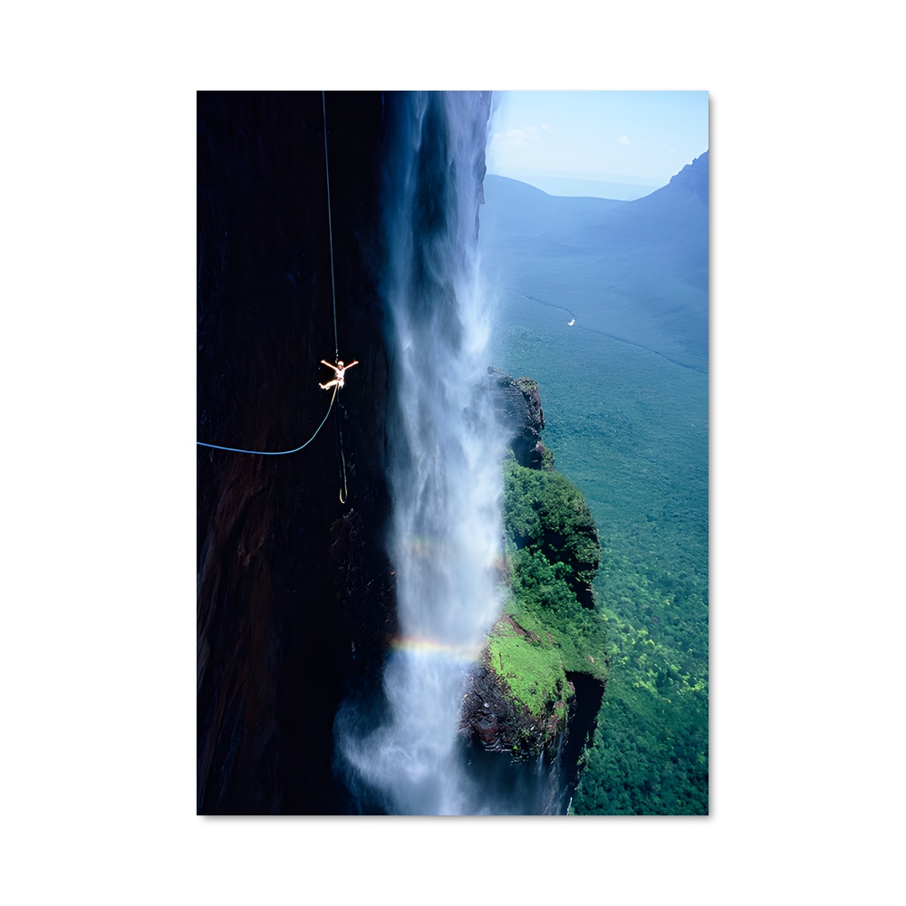Poster Cascade Épique – affiche Saut à l’élastique